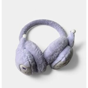 Sanrio Kuromi Hello Kitty Anime Plush Faux Fury Character Earmuffs One Size NWOT